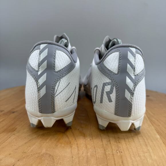 Nike Vapor‎ Edge Team Football Cleats White Gray Size 10 CZ2606-100 Speed USED main image 7
